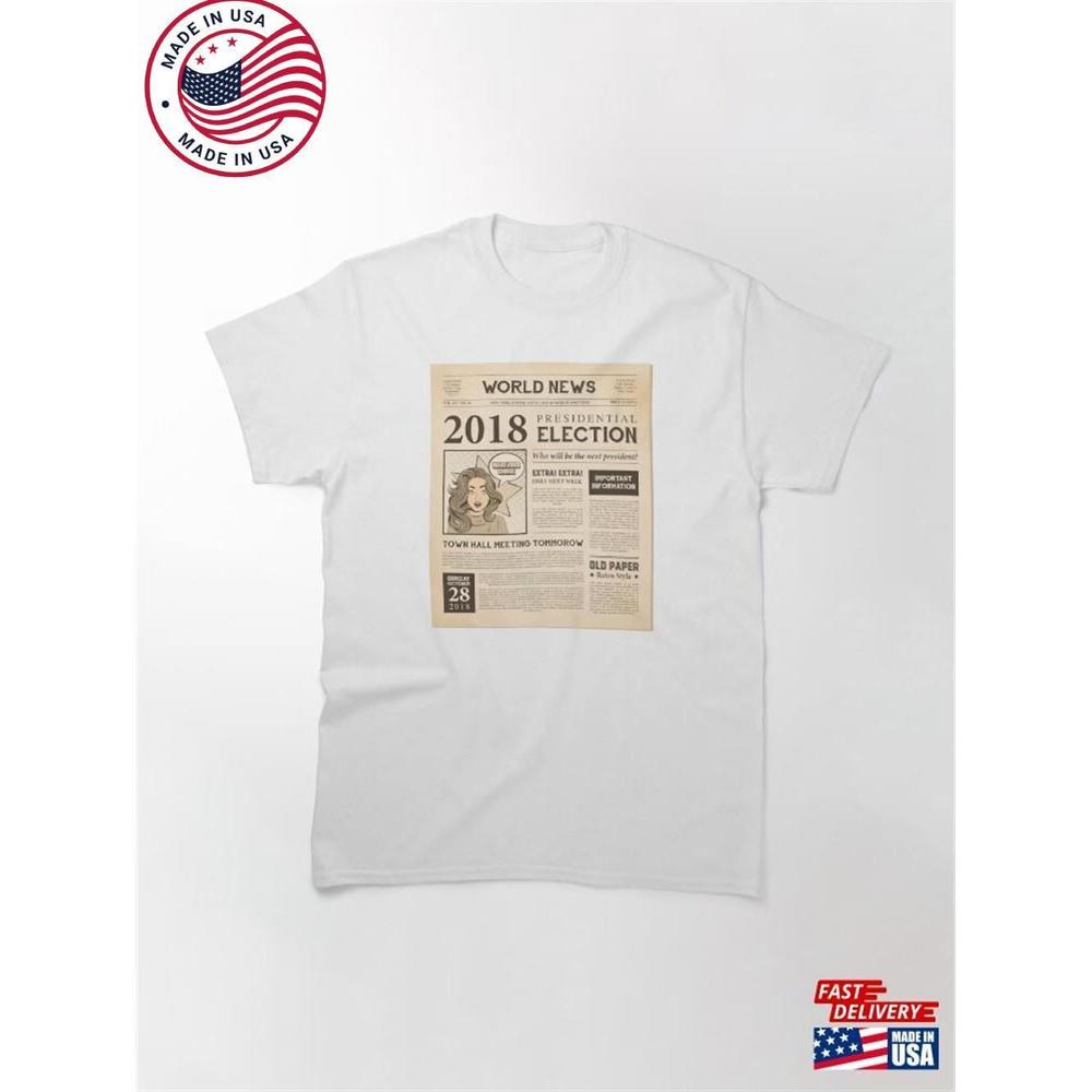 Newspaper Classic T-Shirt Unisex